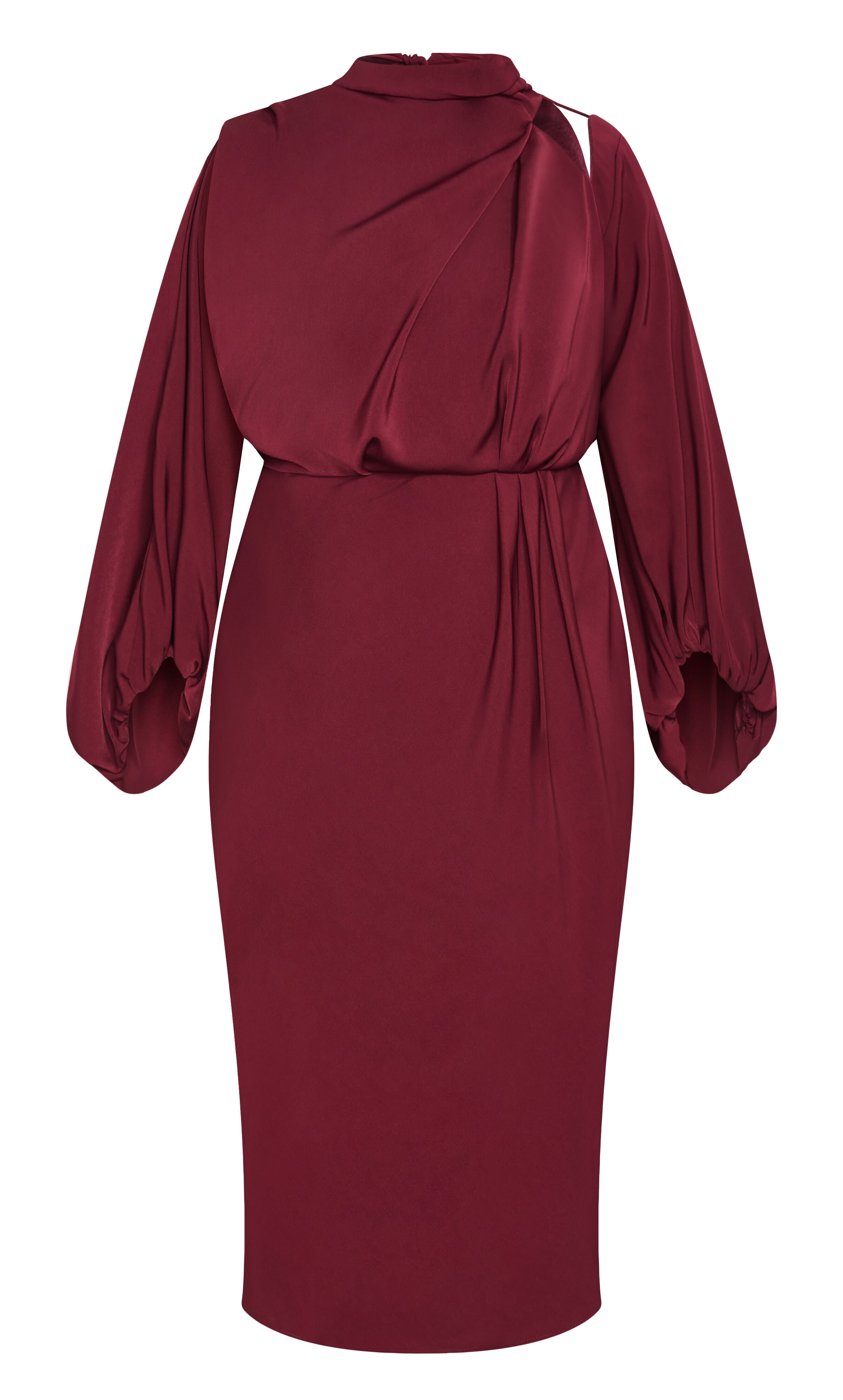 Jaylee Dress - burgundy, RED, alternate image number 3