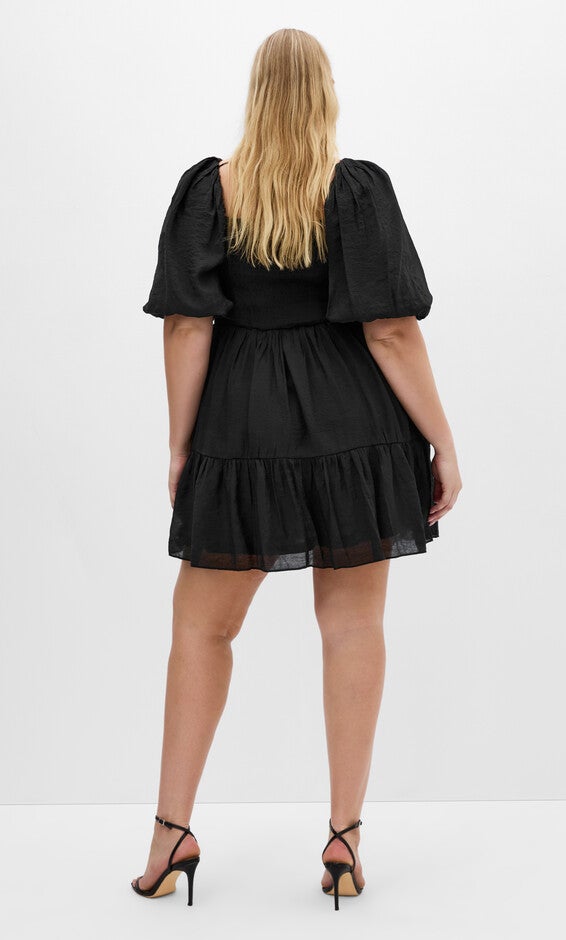 Marcy Dress - black, BLACK, alternate image number null
