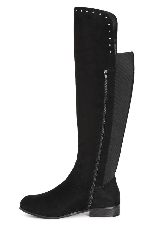 WIDE FIT Cali Knee Boot - black, BLACK, alternate image number null