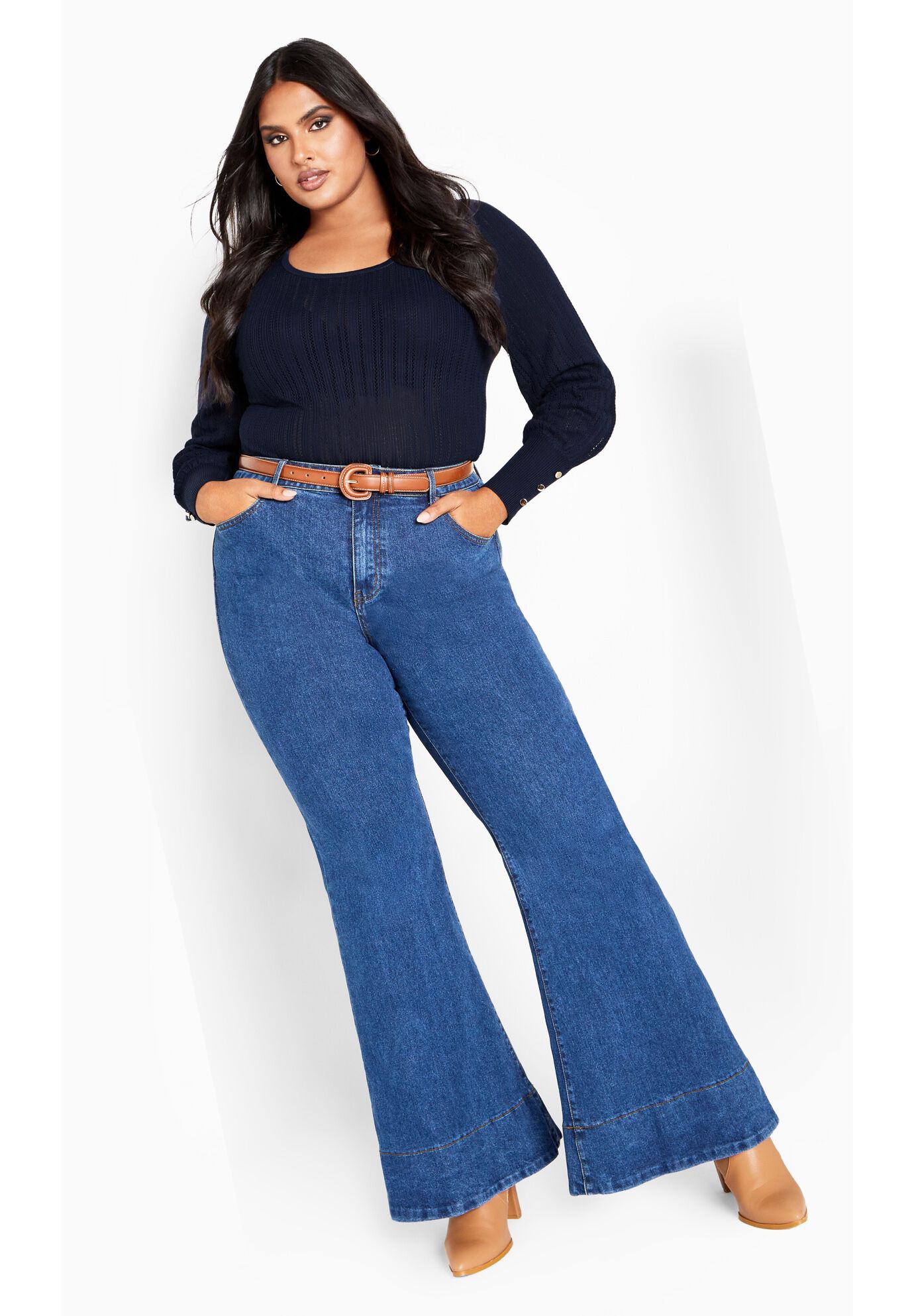 Mia Sweater, NAVY, alternate image number 3