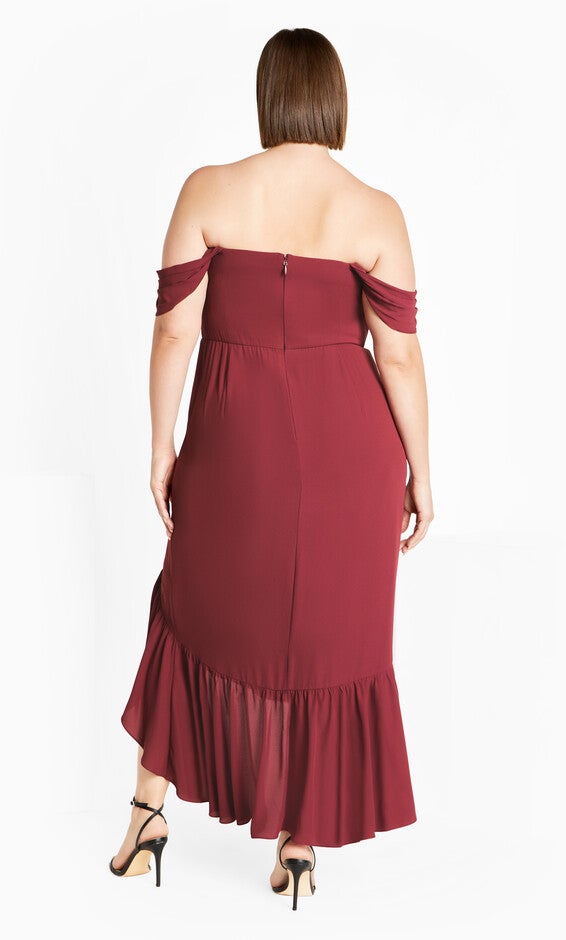 Rosabella Maxi Dress - garnet, PINK, alternate image number 2