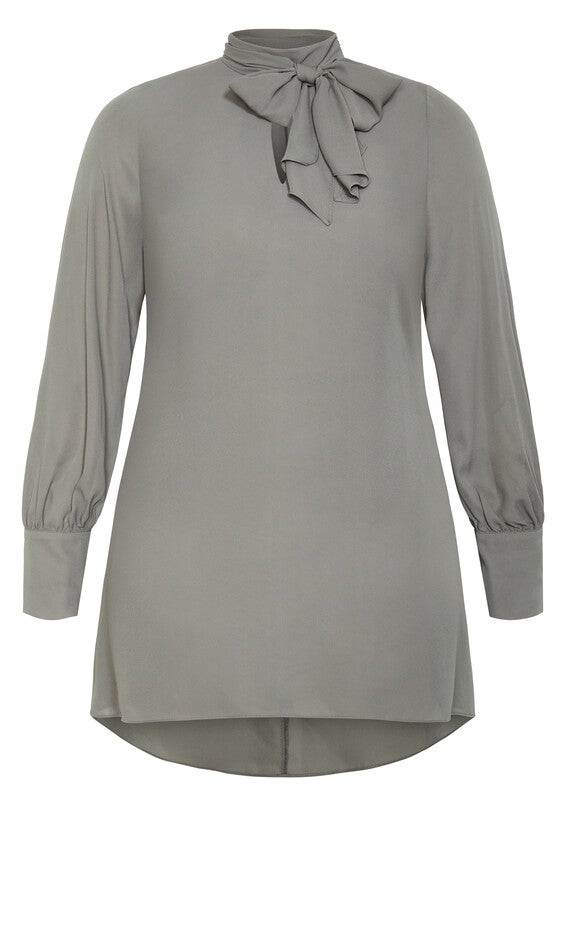 Neck Tie Tunic - fern, FERN, alternate image number 4