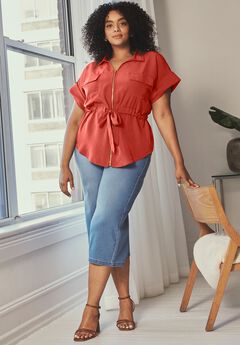 Utility Belted Blouse