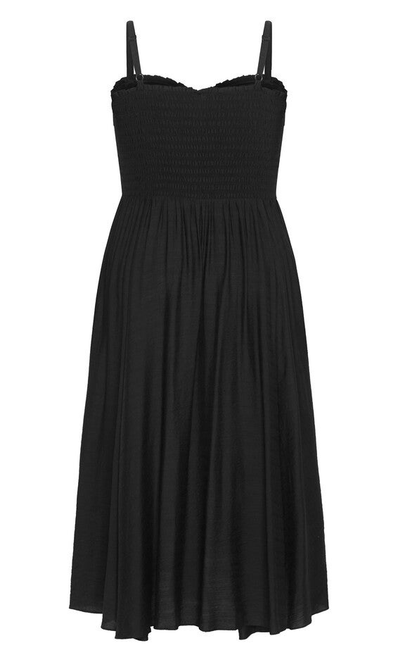 Maui Maxi Dress - black, BLACK, alternate image number 4