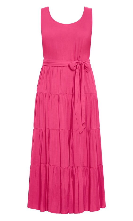 Sasha Maxi Dress - fuschia, FUSCHIA, alternate image number 4
