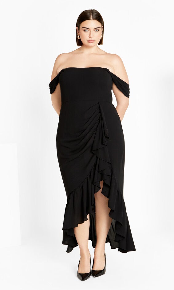 Rosabella Maxi Dress - black, BLACK, alternate image number 1