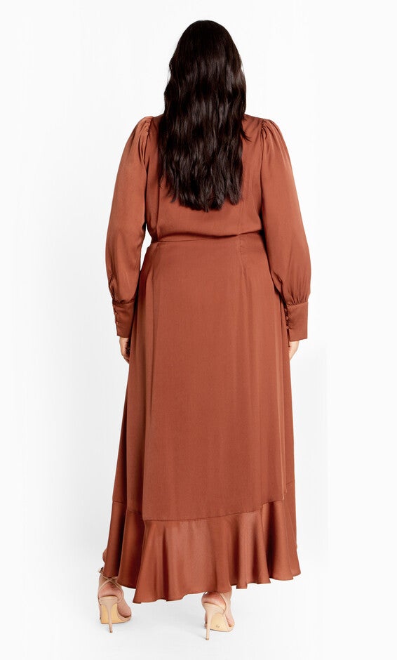 Oki Maxi Dress - copper, ORANGE, alternate image number 1