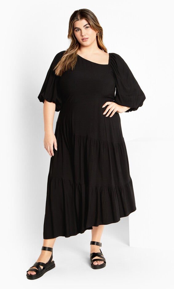 Zaria Dress - black, BLACK, hi-res image number null