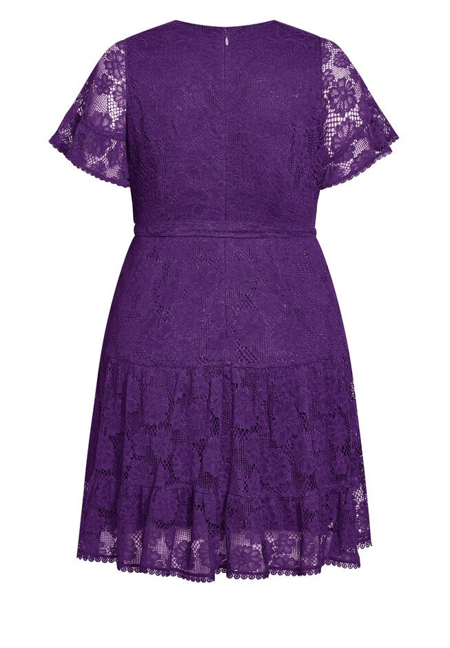 Garden Kisses Dress - petunia, PURPLE, alternate image number null