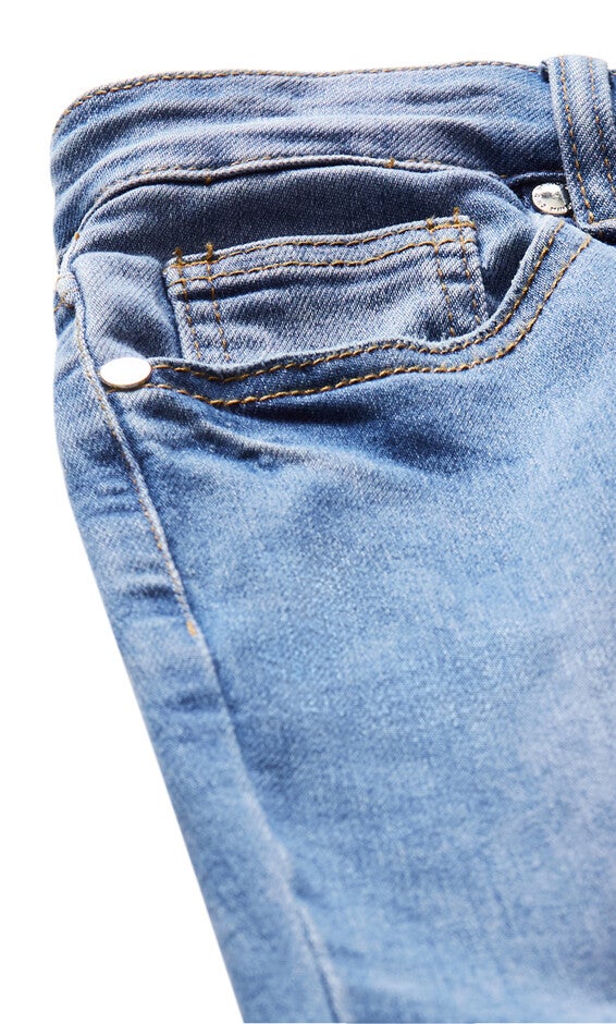 Asha Wild Rose Jean - blue, BLUE, alternate image number null