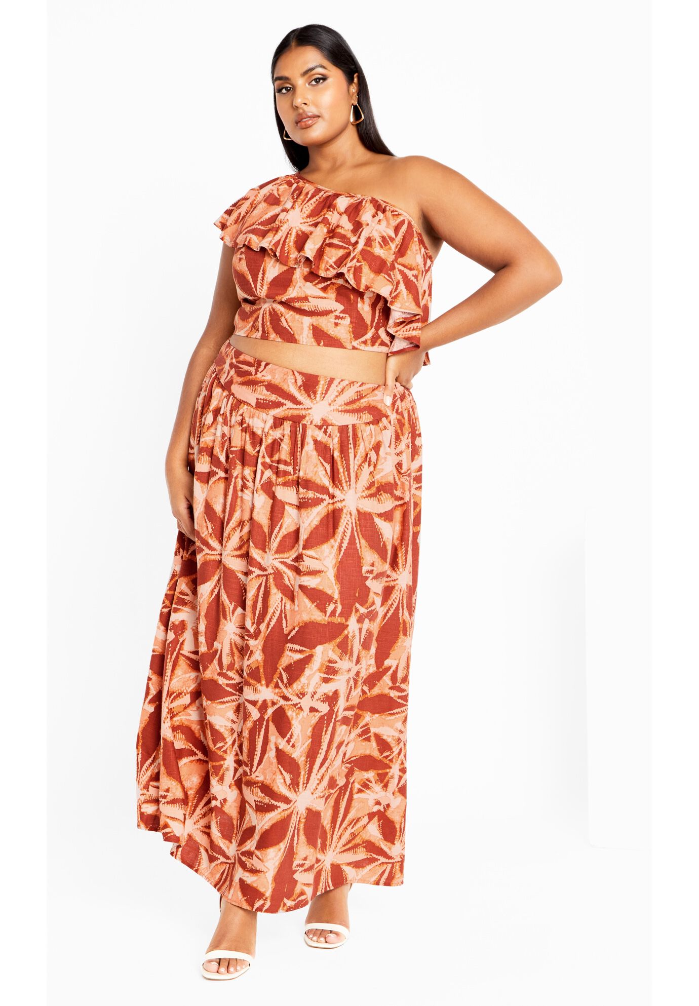 Runaway Top - rust, ORANGE, on-hover image number 1