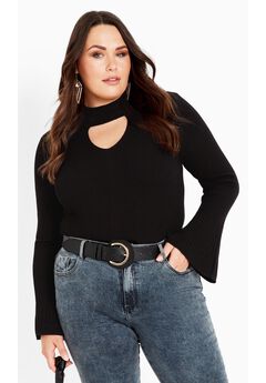 Zoe Ribbed Knit Sweater