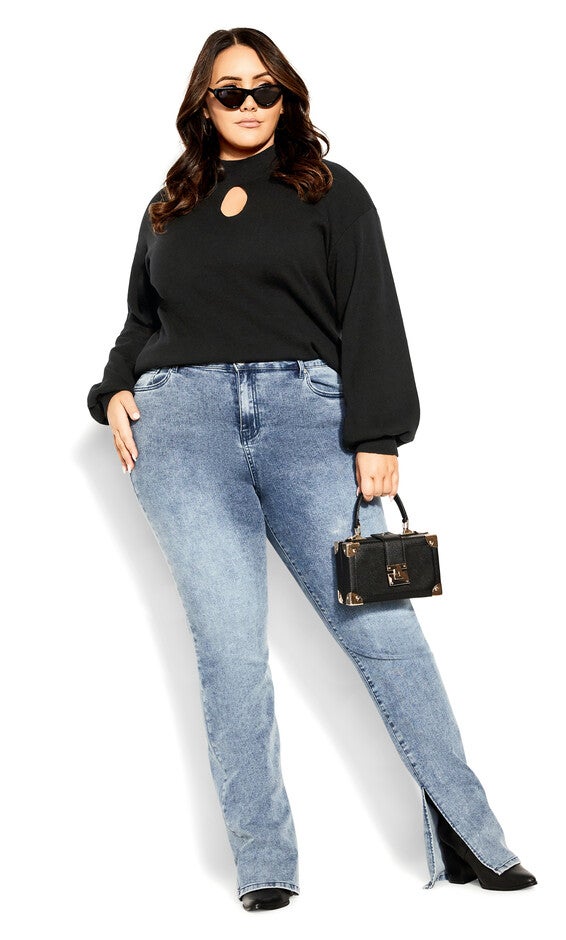 Evelyn Sweater - black, BLACK, alternate image number null