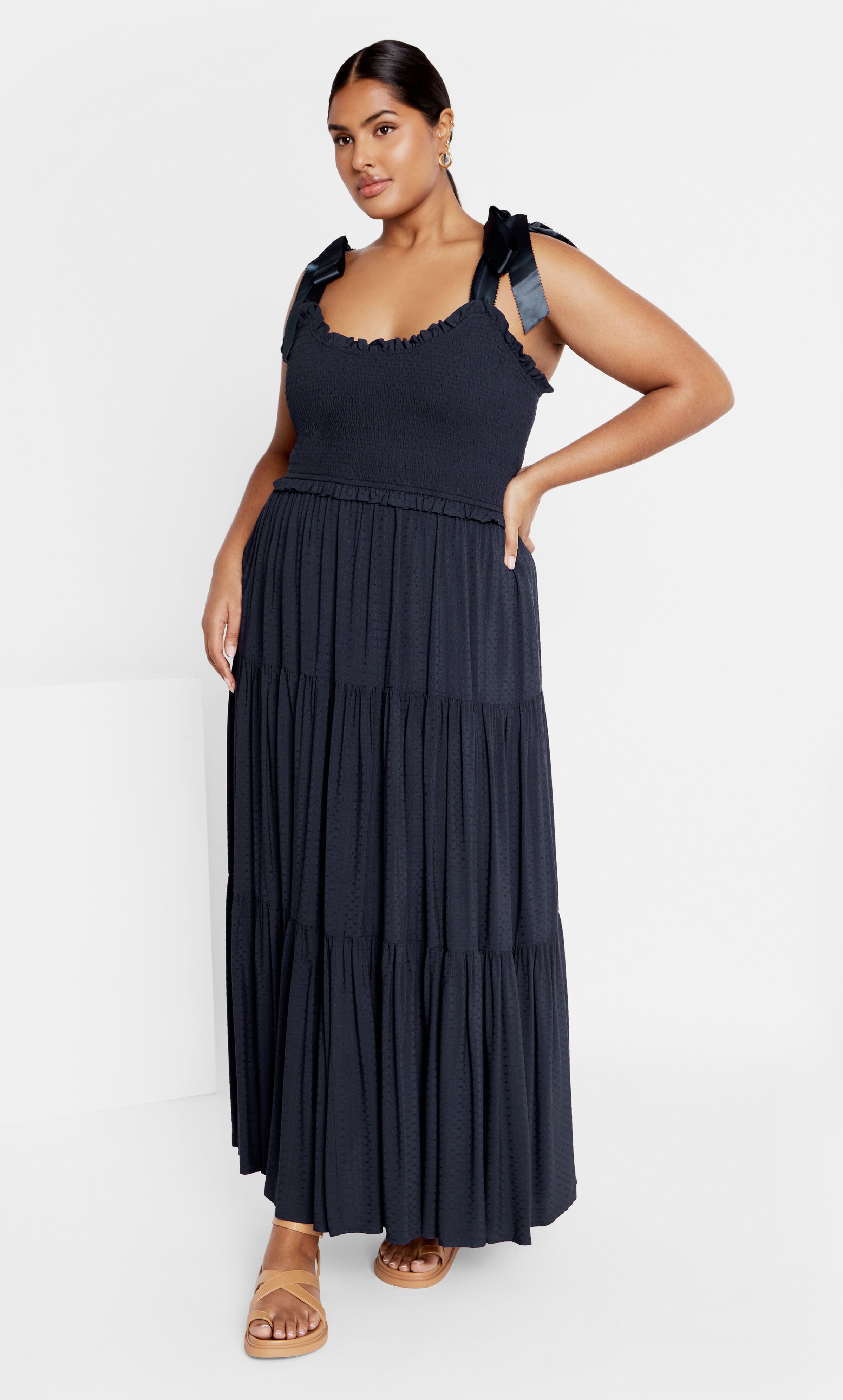 Cosmopolitan Maxi Dress - navy, BLUE, hi-res image number 0