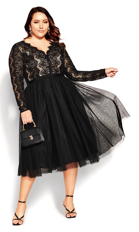Rare Beauty Dress - black, BLACK, hi-res image number 0