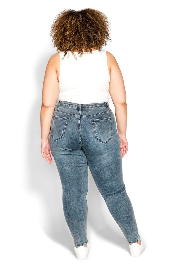 Classic Buttons Jean - blue grey, BLUE, on-hover image number null