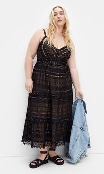 Mia Lace Dress - black