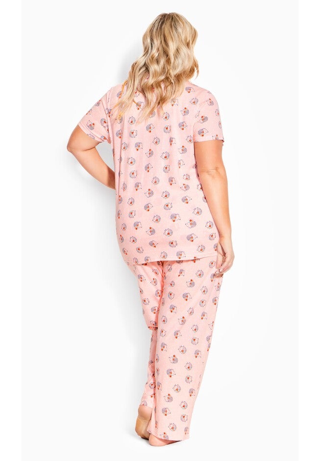 Hedgehog Button Sleep Top, HEDGEHOG, on-hover image number null