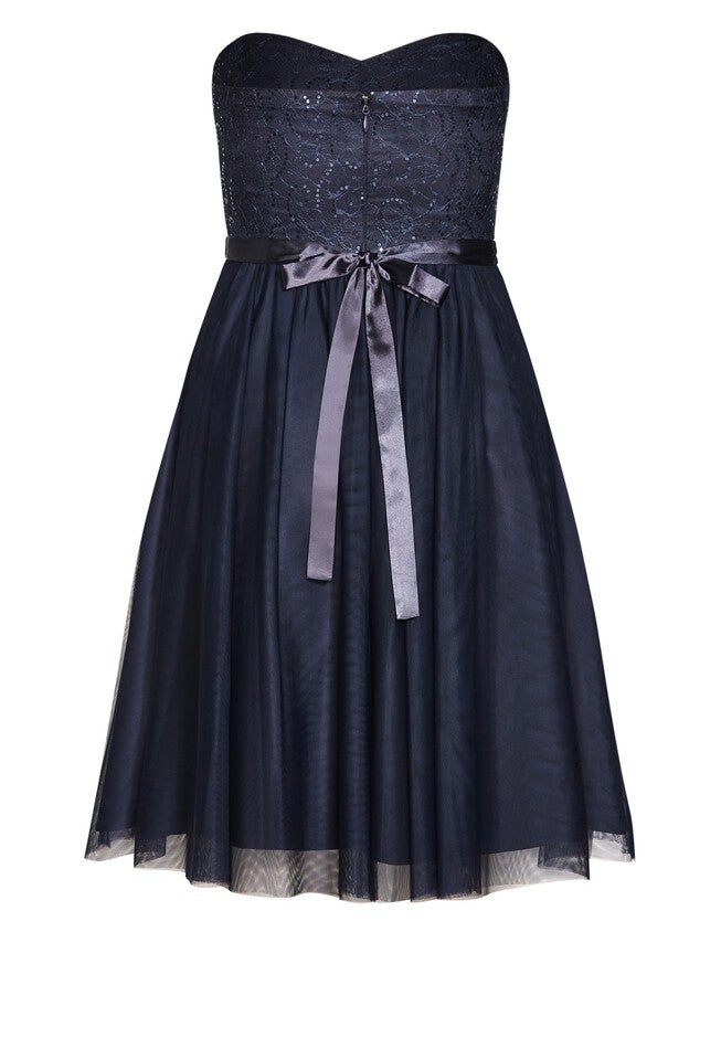 Sequin Elsa Dress - sapphire, BLUE, alternate image number null