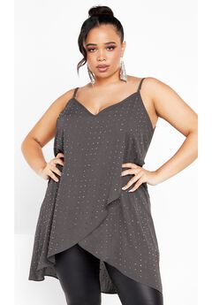 Hi Lo Shine Cami - night sky