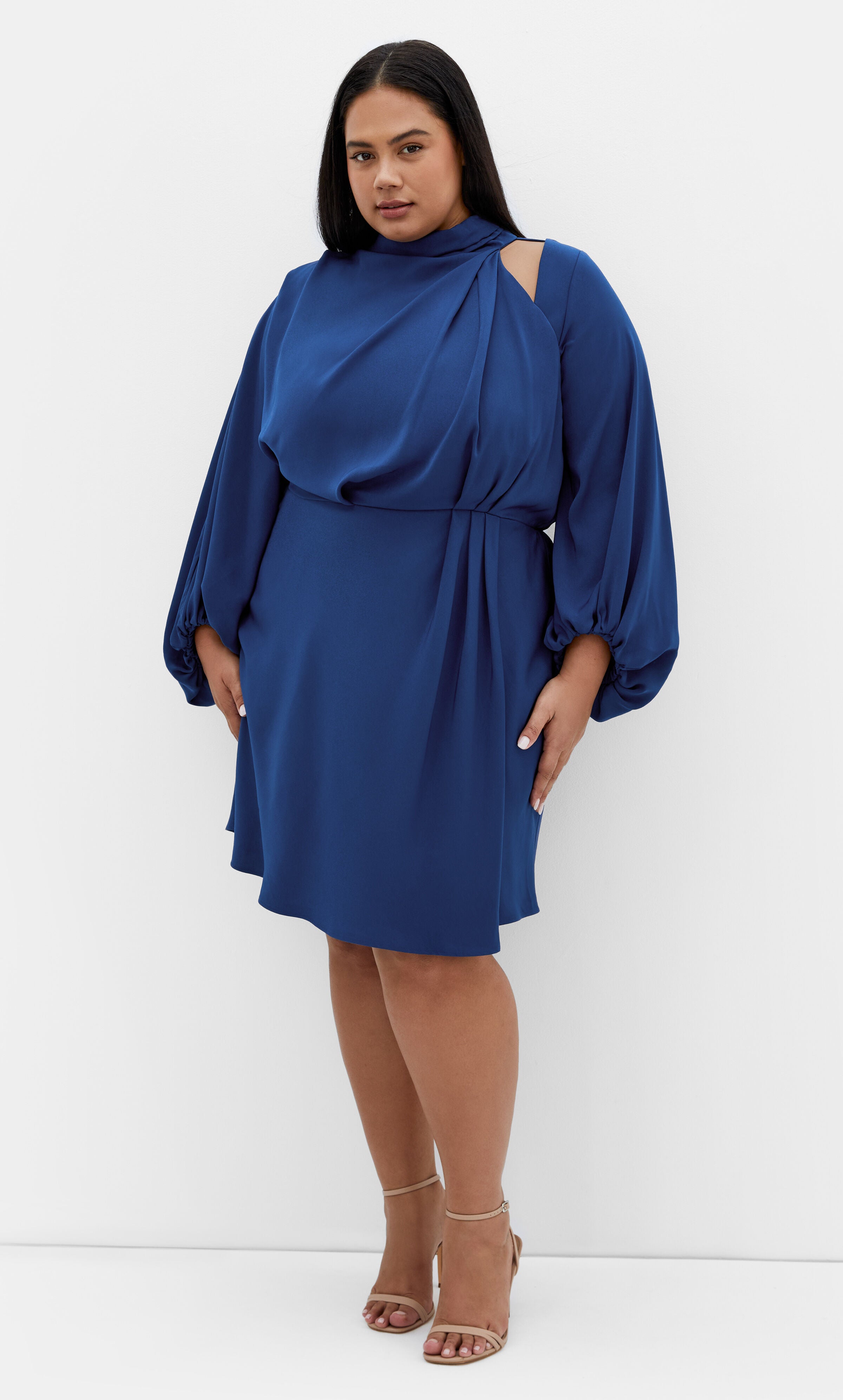 Jaylee Mini Dress, BLUE, alternate image number 3
