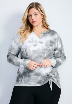Skylar Tie Dye Hacci Top