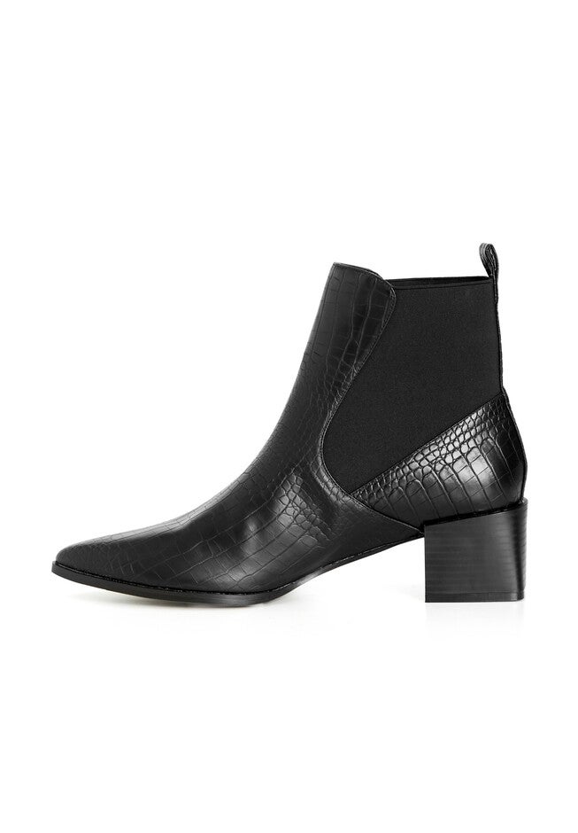 WIDE FIT Eden Ankle Boot - black, BLACK, alternate image number 3