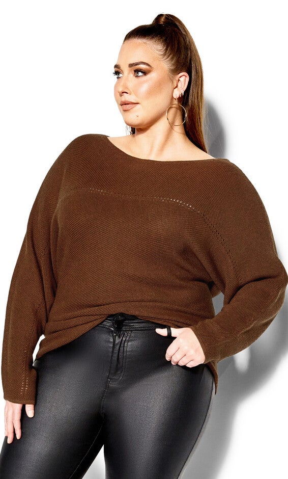 Romance Sweater - copper, BROWN, hi-res image number null