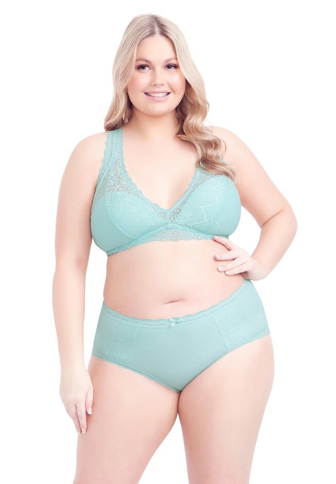 Racer Back Bralette - powder blue, BLUE, hi-res image number 0