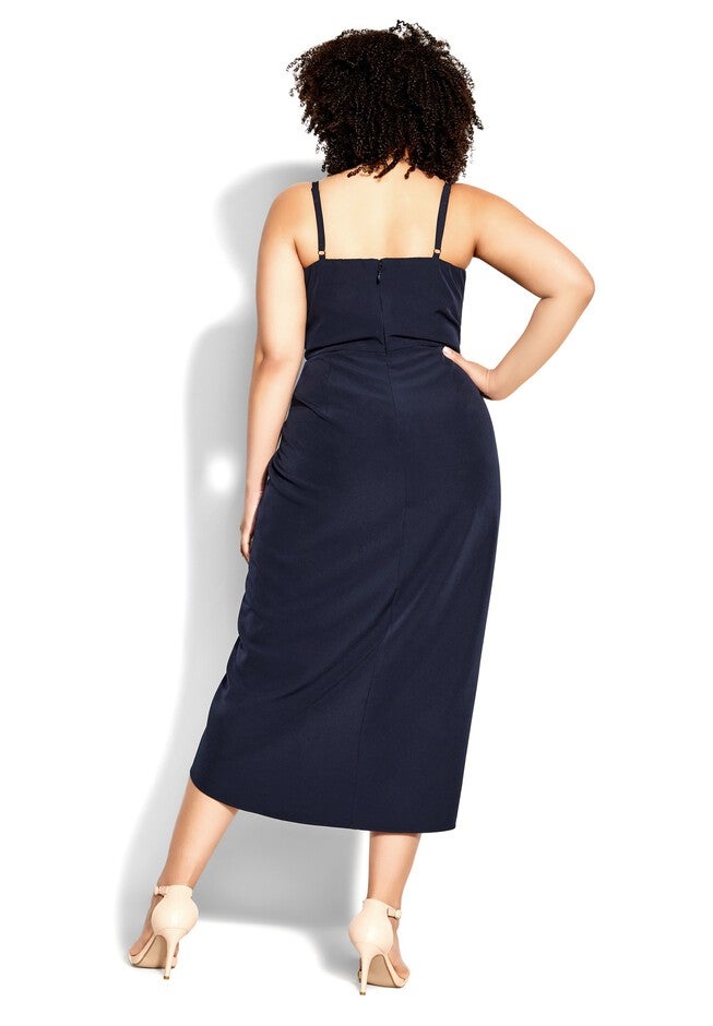 Love Affair Dress - dark navy, BLUE, alternate image number null