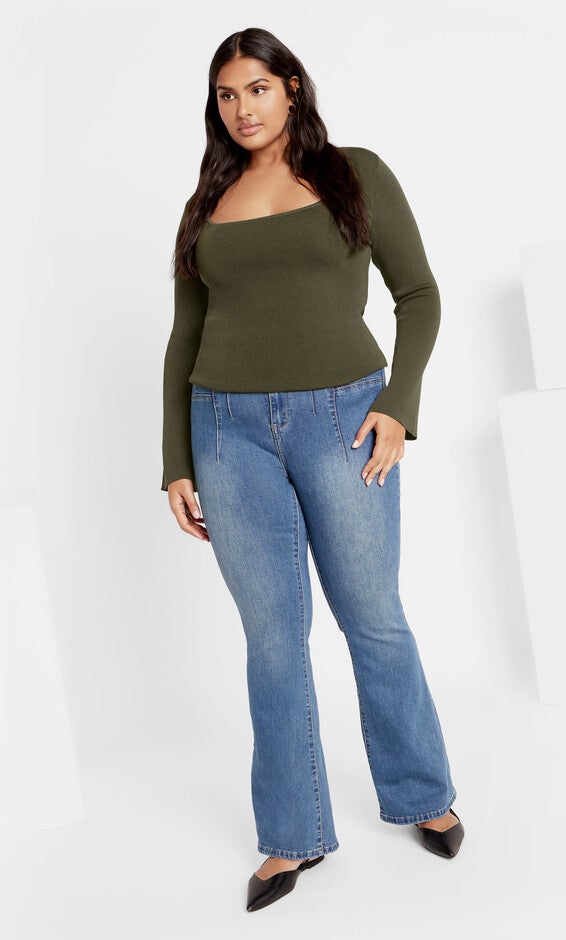 Brooklyn Jumper - moss, GREEN, alternate image number 1