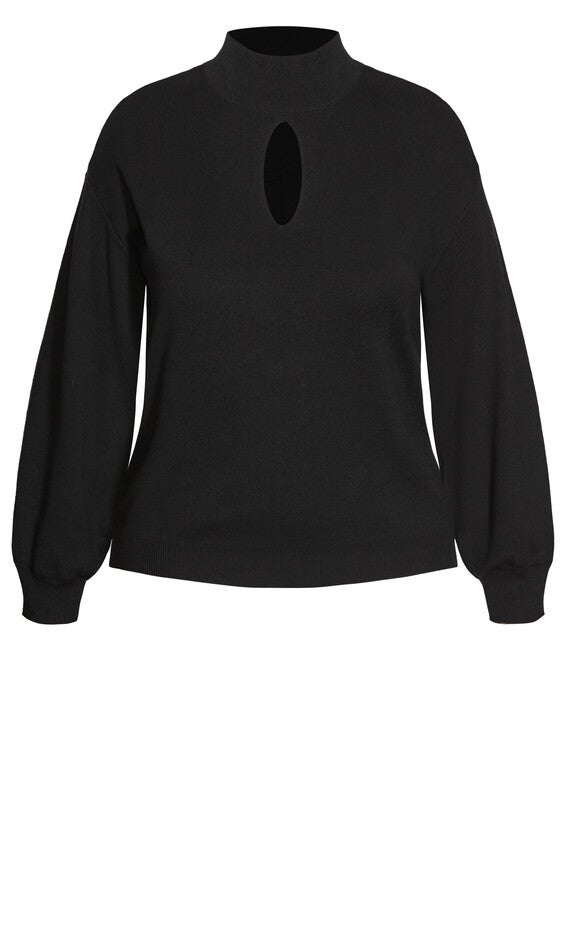 Evelyn Sweater - black, BLACK, alternate image number null