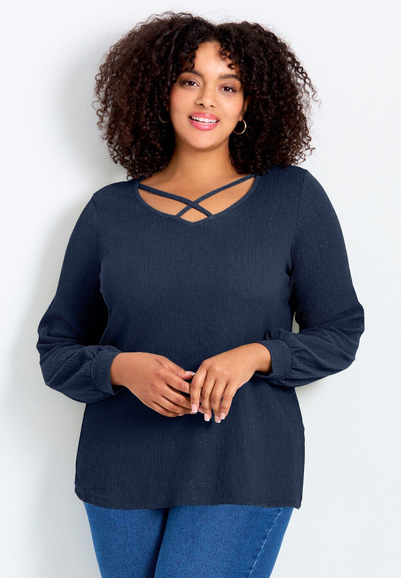 Jade Longline Zip Top | Dia & Co
