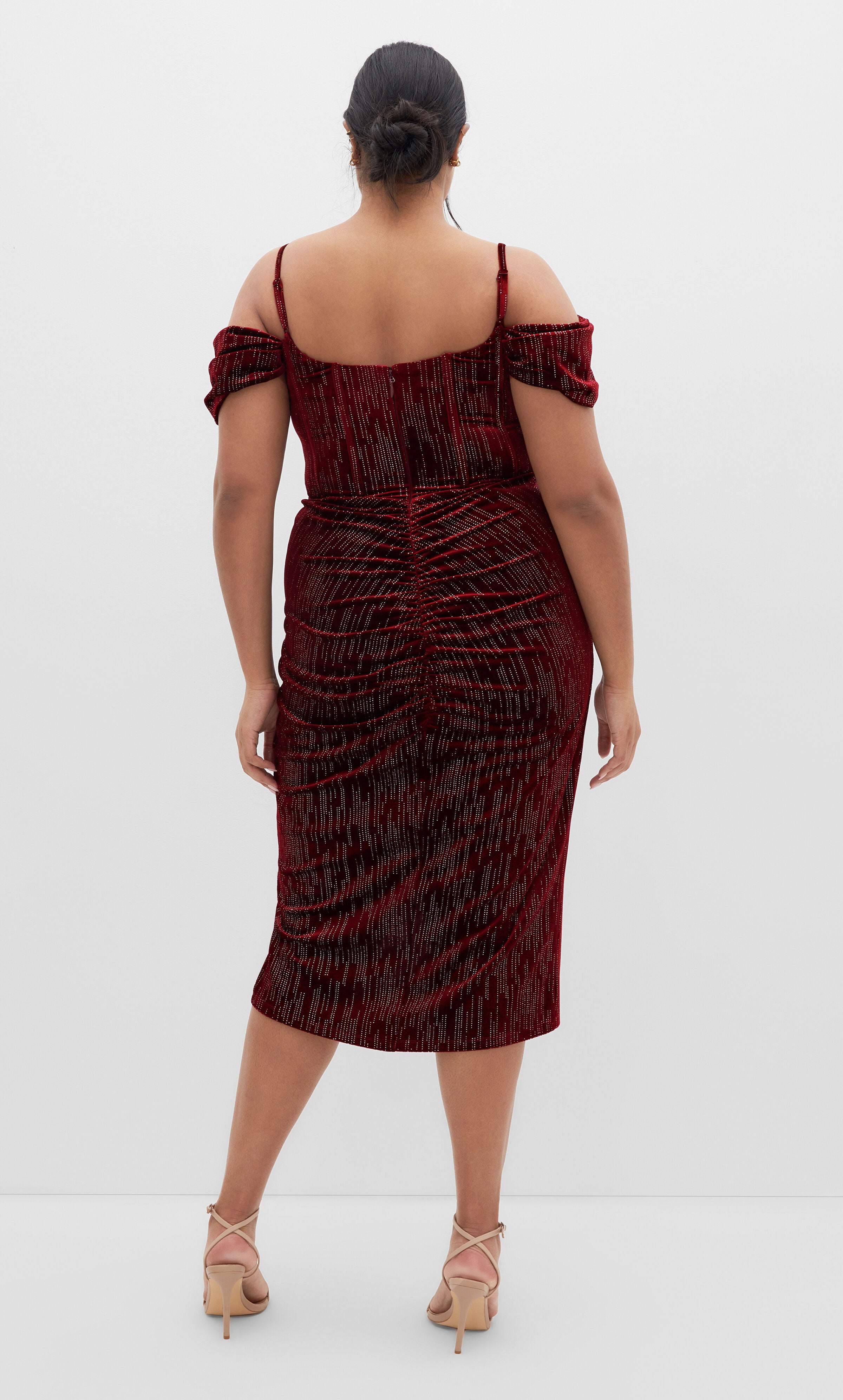 Jayla Dress - berry, RED, alternate image number 3