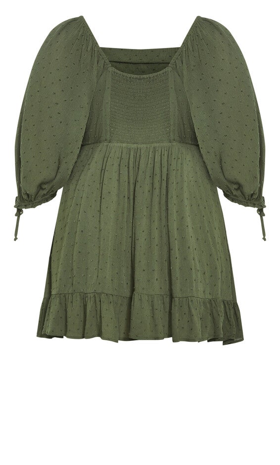 Allegra Mini Dress - rosewood, KHAKI, alternate image number 5