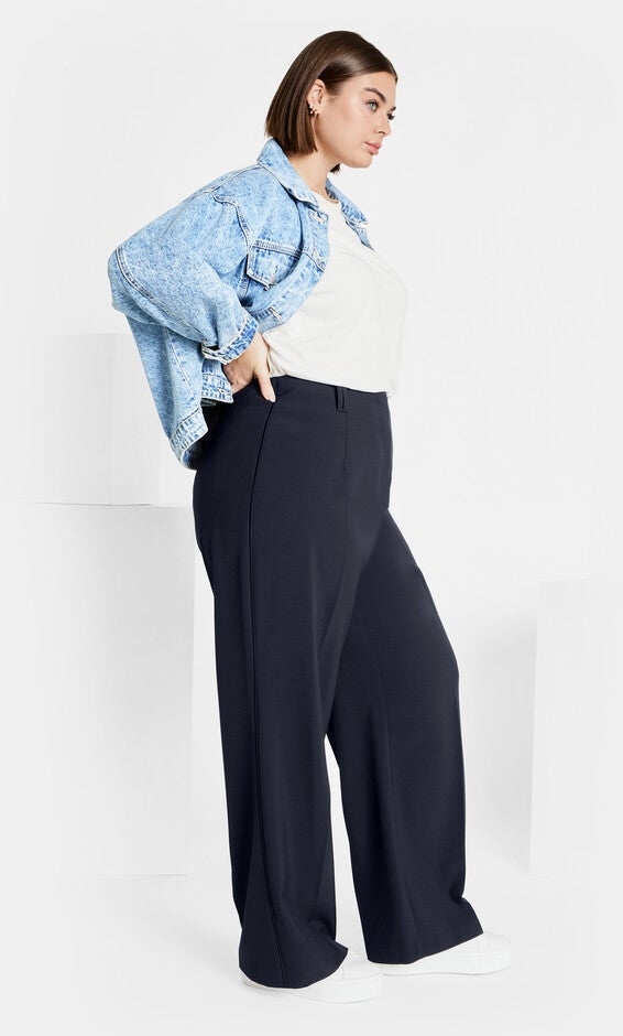 Yasmine Pant - navy, NAVY, alternate image number null