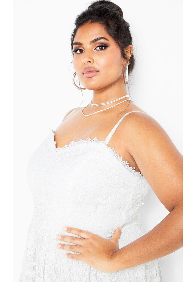 Scarlet Lace Dress - ivory, WHITE, alternate image number 2