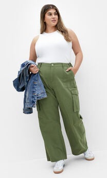 Mia Cargo Pant - olive