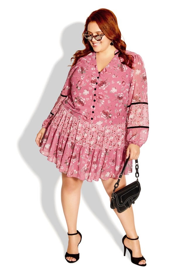 Laura Dress - pink, PINK, hi-res image number 0