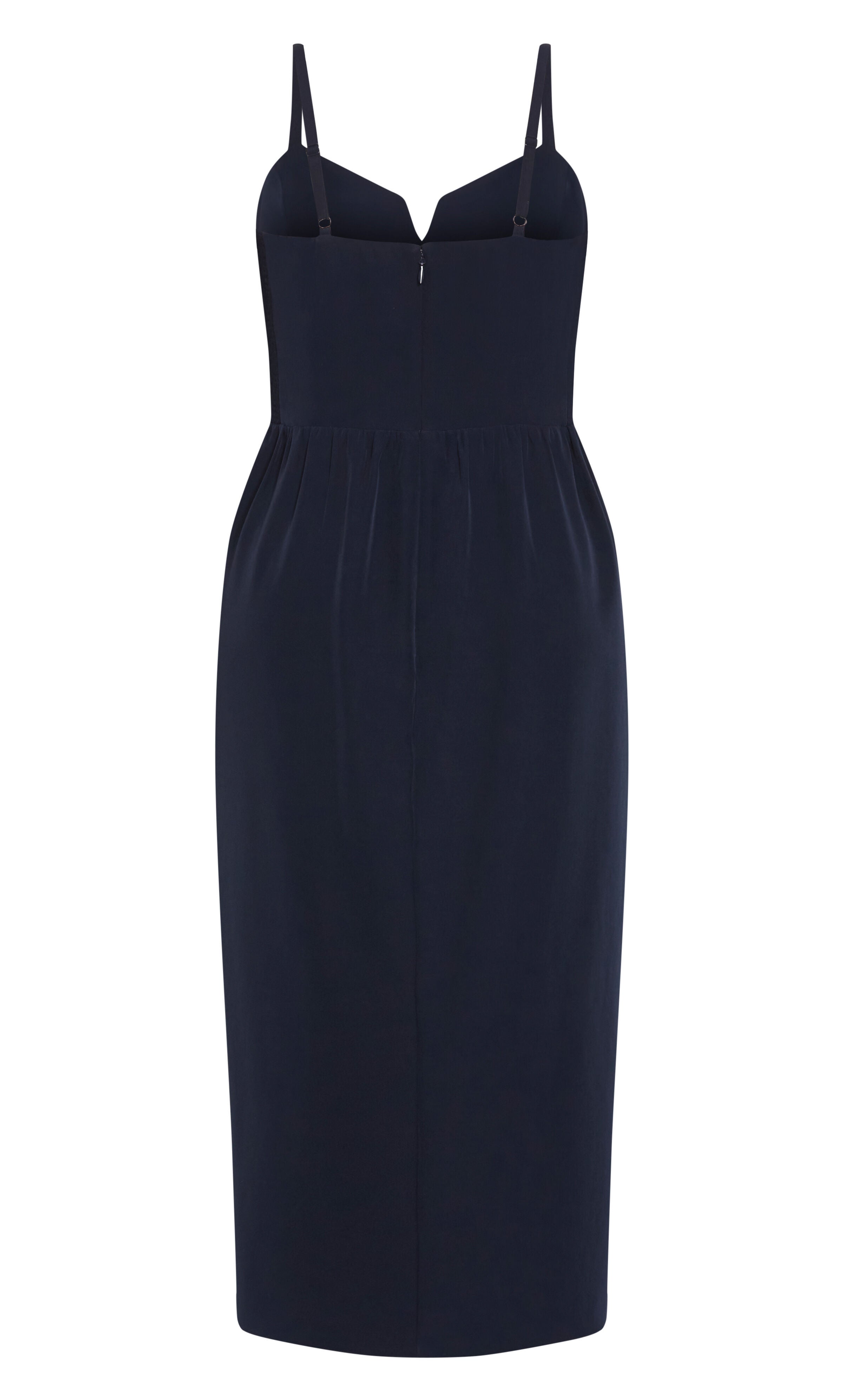 Sassy V Dress - navy, BLUE, alternate image number 5