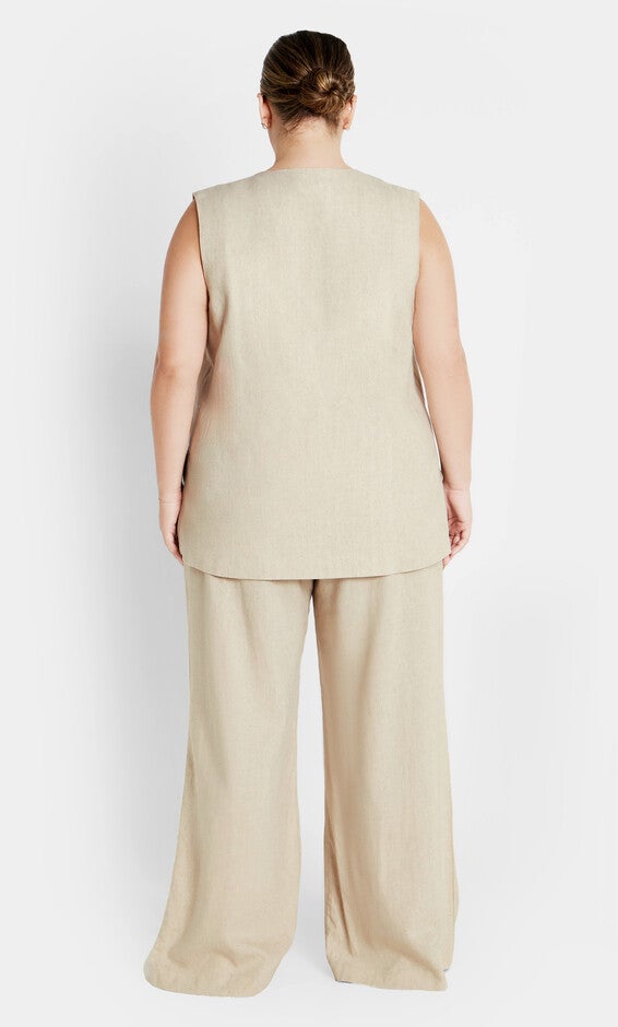 Nala Sleeveless Jacket - stone, STONE, alternate image number 2