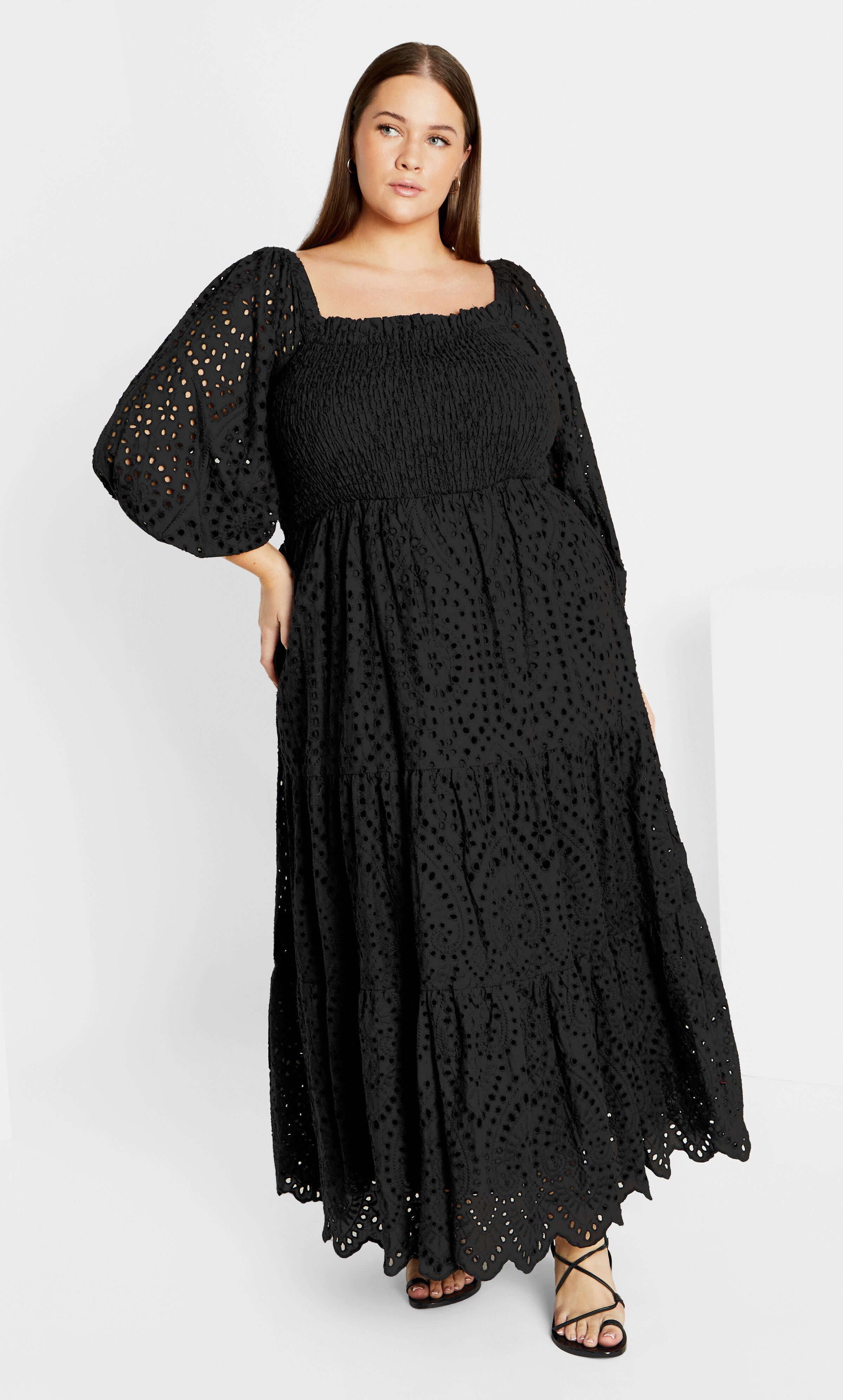 Brodie Maxi Dress - black, BLACK, hi-res image number 0