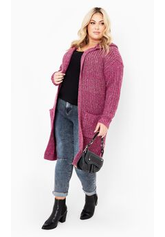 Chelsea Soft Knit Hood Coatigan