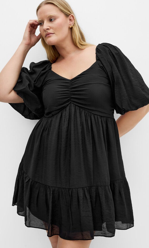Marcy Dress - black, BLACK, alternate image number null