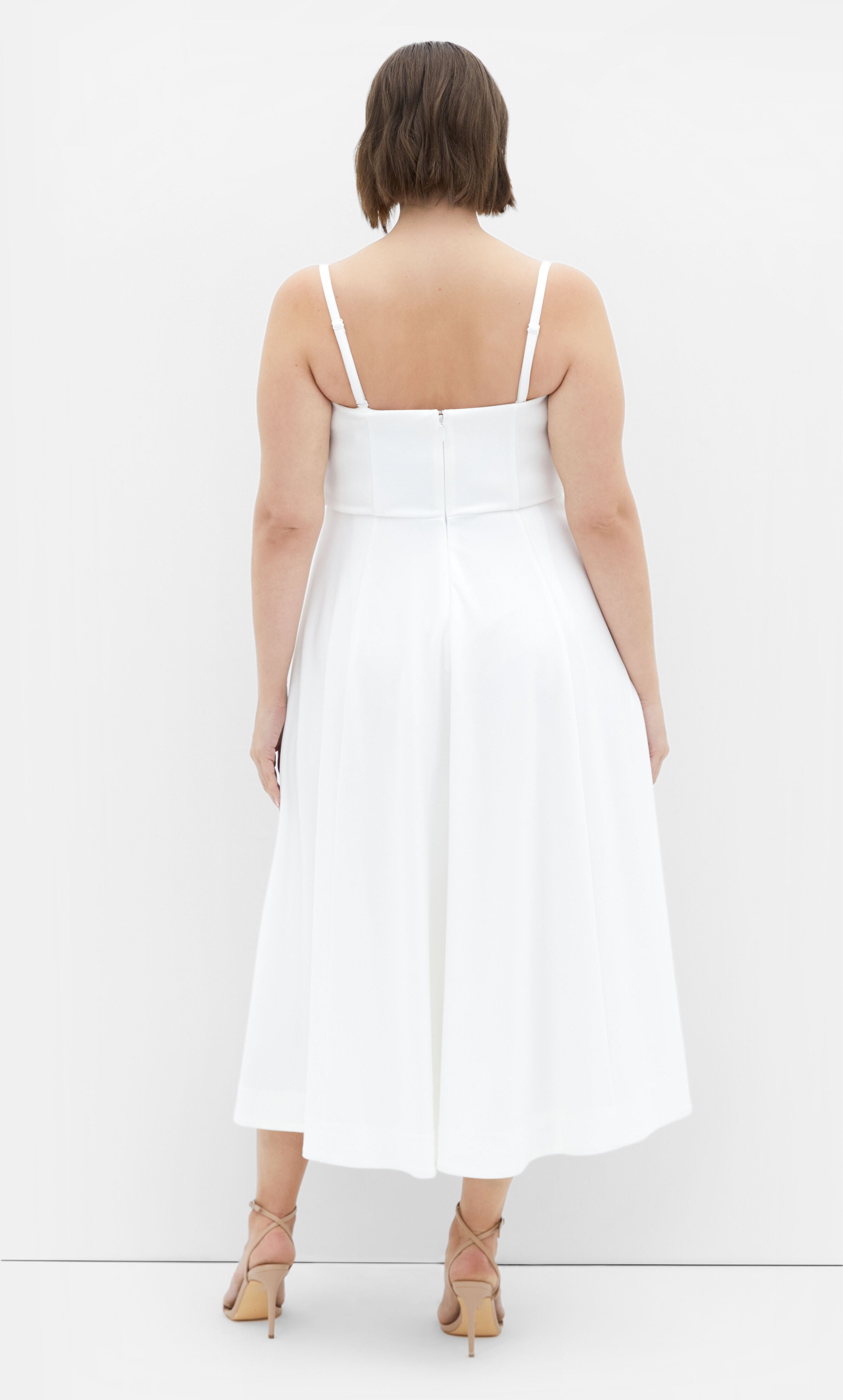 Sweet Flare Dress - ivory, WHITE, alternate image number 6