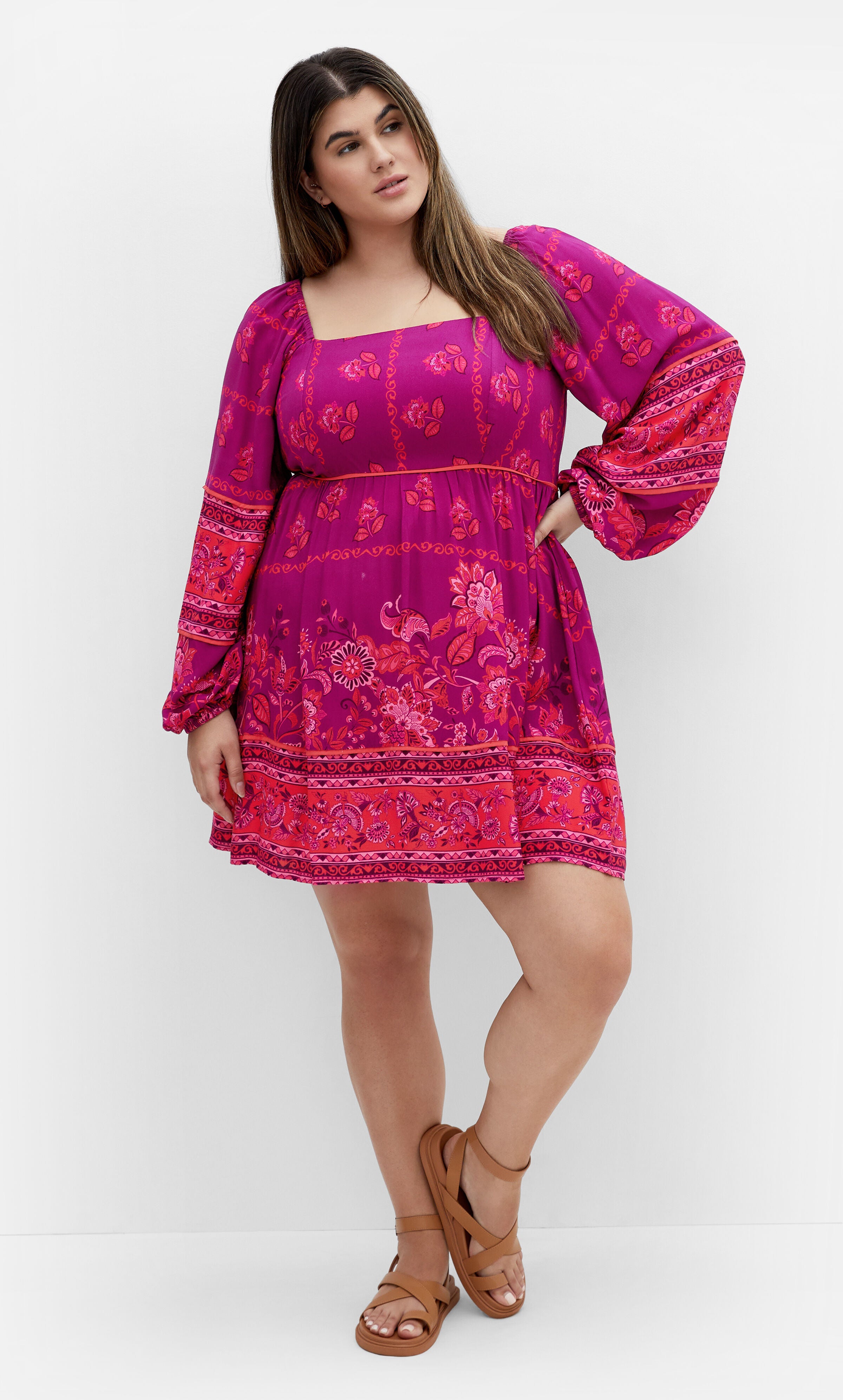 Jasmine Micro Mini Dress - magenta, PURPLE, hi-res image number 0