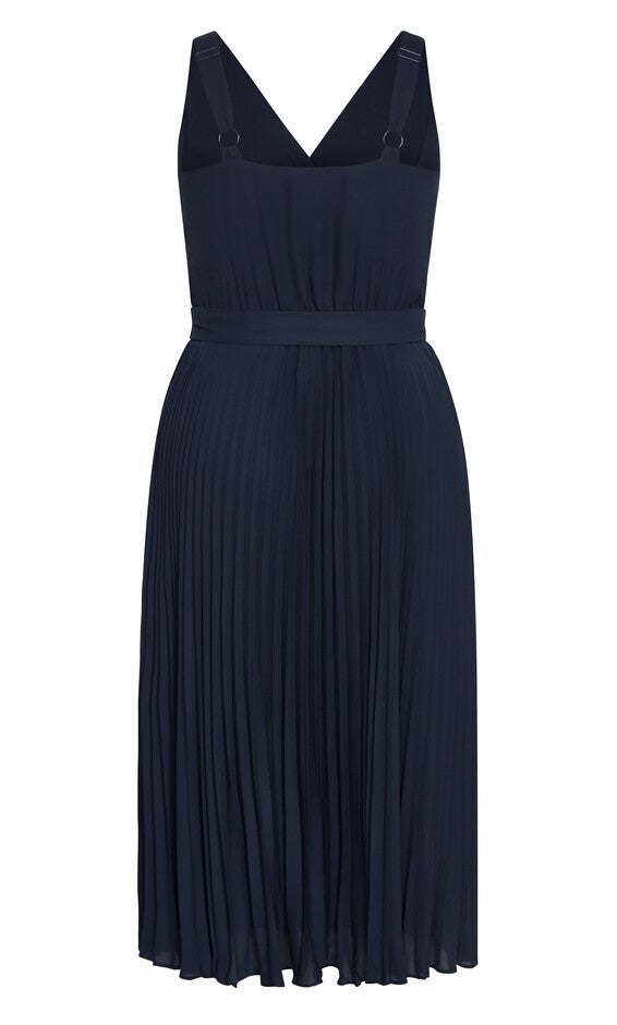 Lilly Dress - navy, BLUE, alternate image number 4