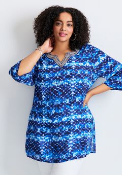 Beaded Embellishment Tunic