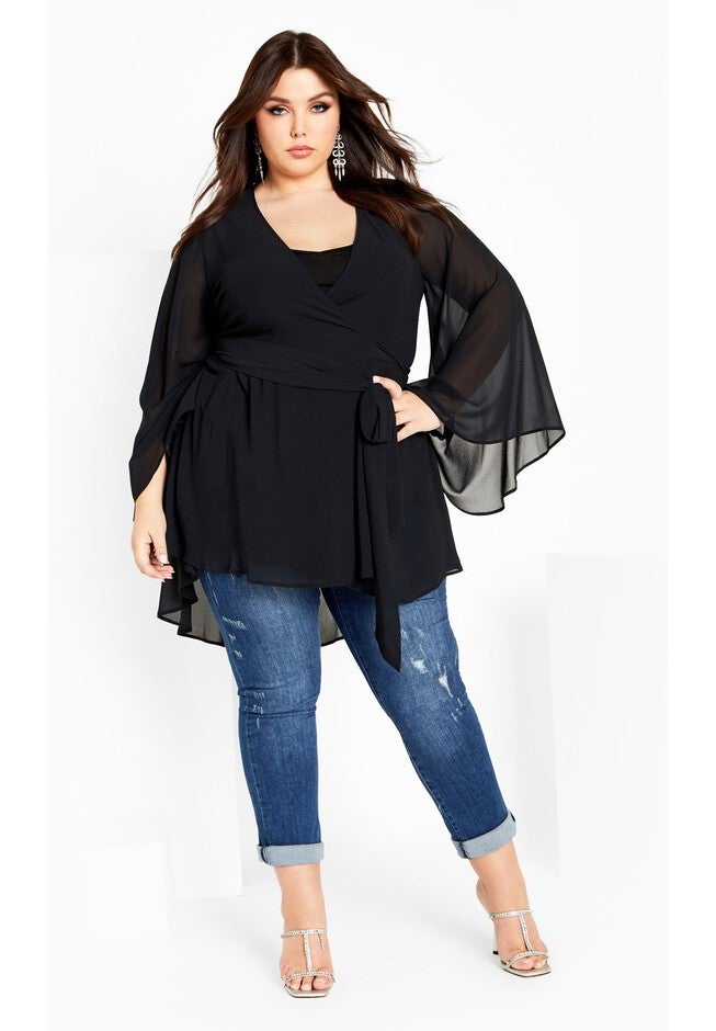 Fleetwood Tunic - black, BLACK, on-hover image number null