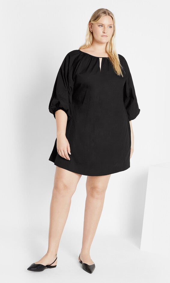 Mini Jamie Dress - black, BLACK, alternate image number 1